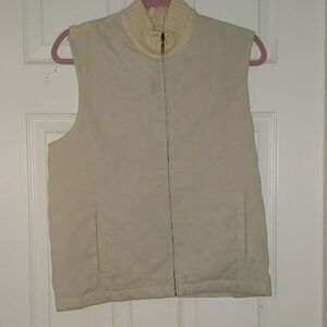 Alfred Dunner corduroy vest Sz M